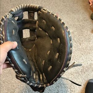 Black Softball catchers Glove